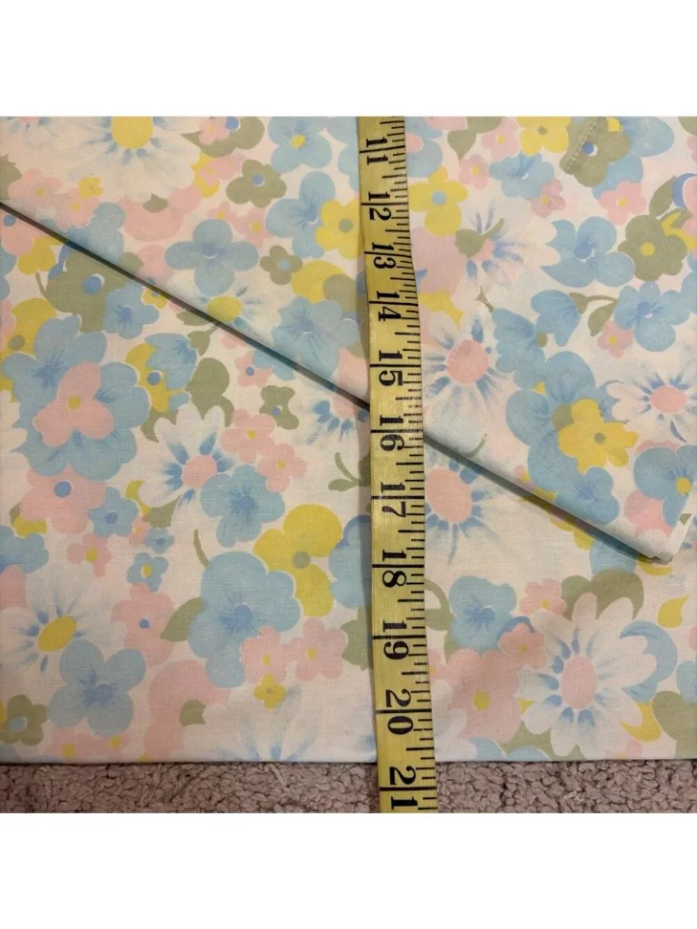 VTG Pacific Miracle Floral Pillowcases Set Of 2 Pastel Standard Size Made in USA